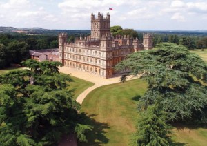 Downton Abbey - from the air